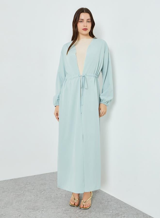 ستايلي عباية كيمونو برباط خصر للنساء - Image 3